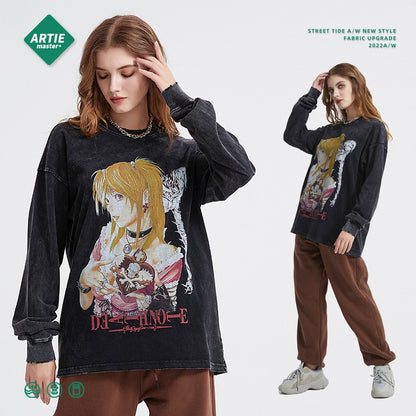 Death Note Digital Printed Long sleeved