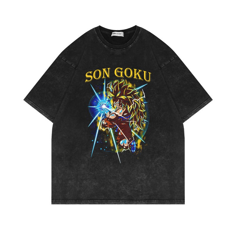 Camiseta de manga corta de Dragon Ball Oversize High Street