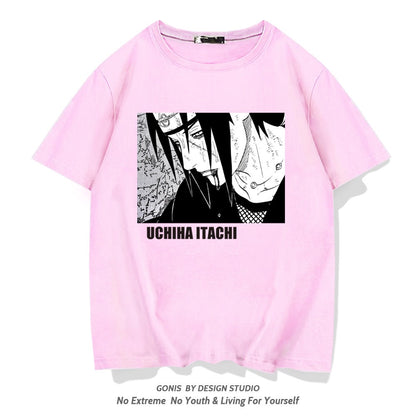 Camiseta juvenil de media manga Uchiha Itachi