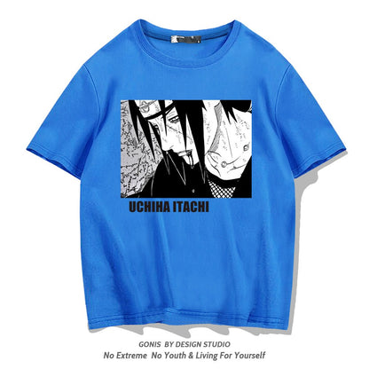 Camiseta juvenil de media manga Uchiha Itachi