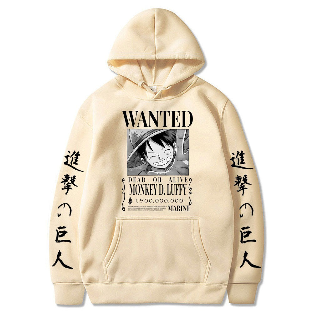 Luffy Hoodie Anime Attack Giant Hoodie