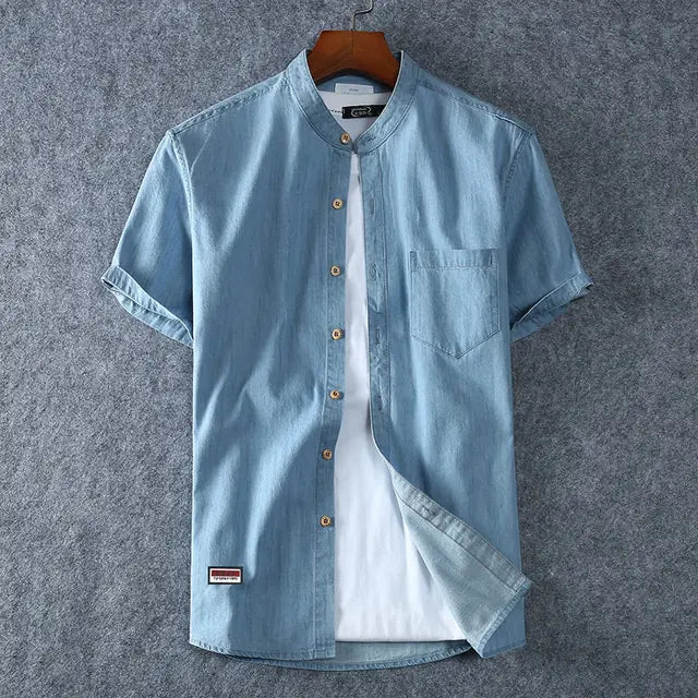 Camisa vaquera de talla grande