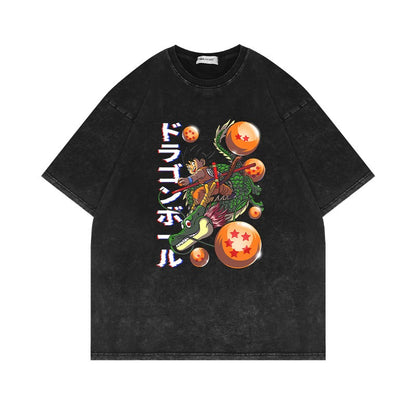 Camiseta de manga corta de Dragon Ball Oversize High Street