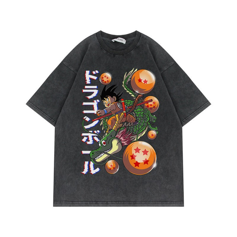 Camiseta de manga corta de Dragon Ball Oversize High Street