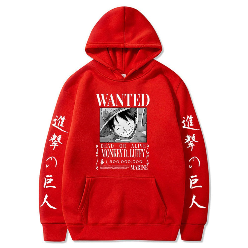 Luffy Hoodie Anime Attack Giant Hoodie