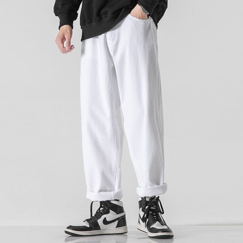 Retro Solid Trousers