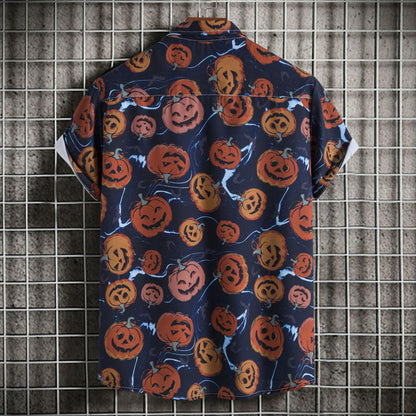 Camisa de manga corta estampada y ajustada