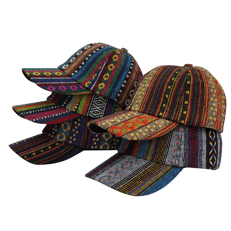 Ethnic Style Peaked Cap