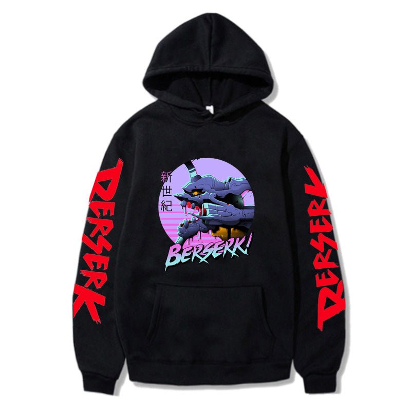 Anime Berserk Sword Wind Legend Around The Autumn And Winter Fleece Hooded - SleekyStyleproduct_typeSleeky StyleBlackXSAnime Berserk Sword Wind Legend Around The Autumn And Winter Fleece Hooded