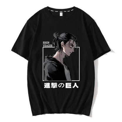 Attack on Titan clothes peripheral short - sleeved - SleekyStyleproduct_typeSleeky StyleBlackSAttack on Titan clothes peripheral short - sleeved - SleekyStyleproduct_typeSleeky StyleBlackSAttack on Titan clothes peripheral short - sleeved