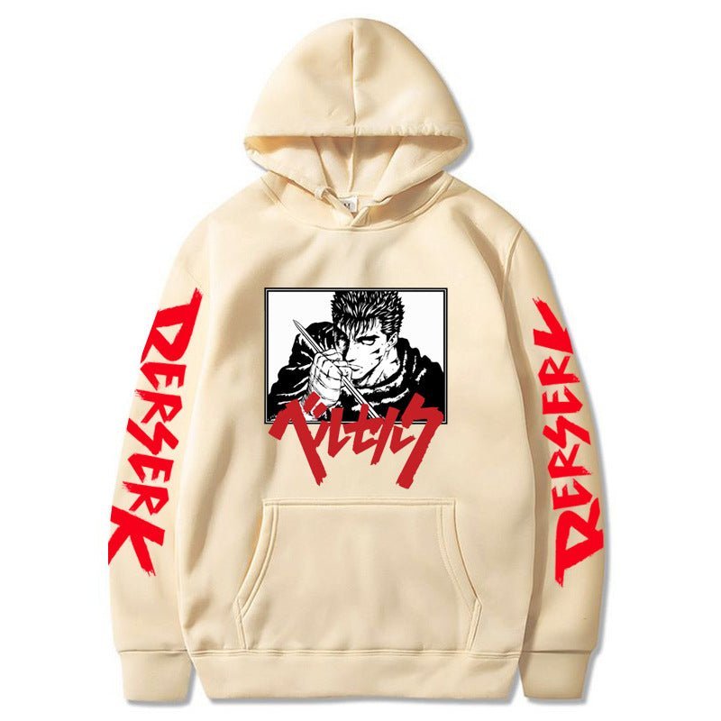 Berserk Sword Wind Legend Fall/Winter Fleece Hoodie - SleekyStyleproduct_typeSleeky StyleKhakiXSBerserk Sword Wind Legend Fall/Winter Fleece Hoodie - SleekyStyleproduct_typeSleeky StyleKhakiXSBerserk Sword Wind Legend Fall/Winter Fleece Hoodie