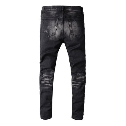 Black Motorcycle jeans - SleekyStyleproduct_typeSleeky StyleBlack31Black Motorcycle jeans