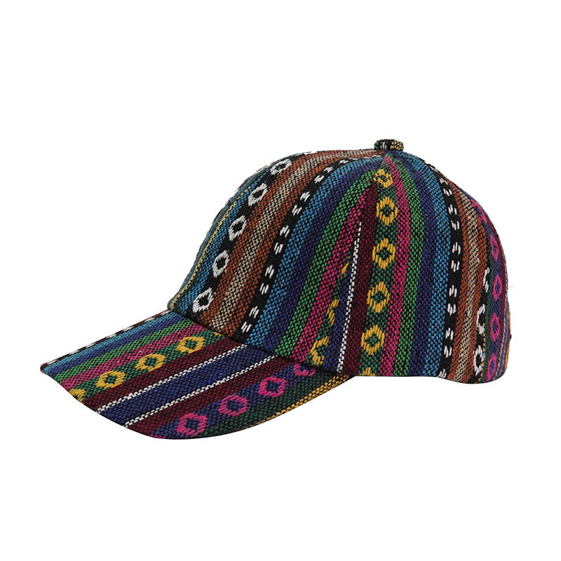 Ethnic Style Peaked Cap