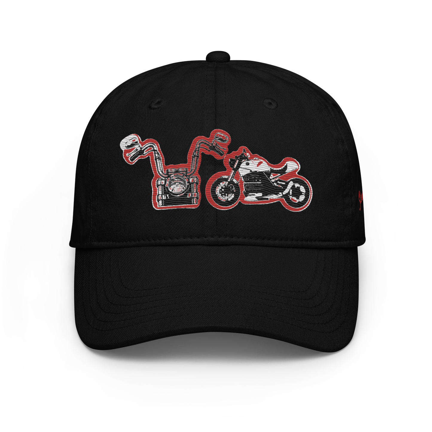 Gorra de papá con el logo de Champion de Moterbikes