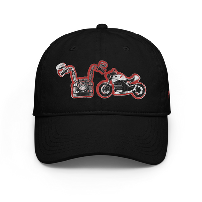 Gorra de papá con el logo de Champion de Moterbikes