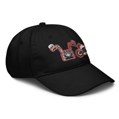 Gorra de papá con el logo de Champion de Moterbikes