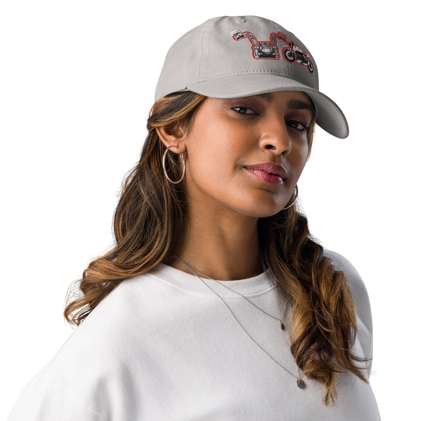 Gorra de papá con el logo de Champion de Moterbikes