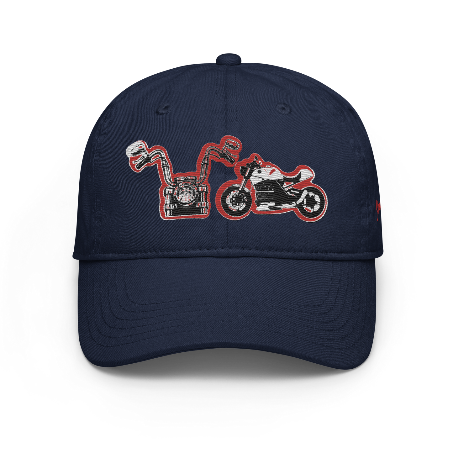 Gorra de papá con el logo de Champion de Moterbikes