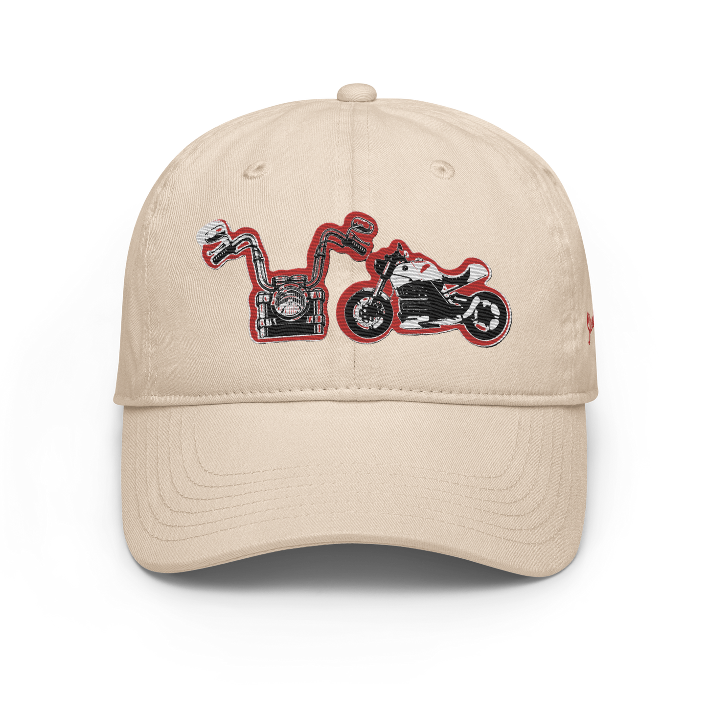 Gorra de papá con el logo de Champion de Moterbikes