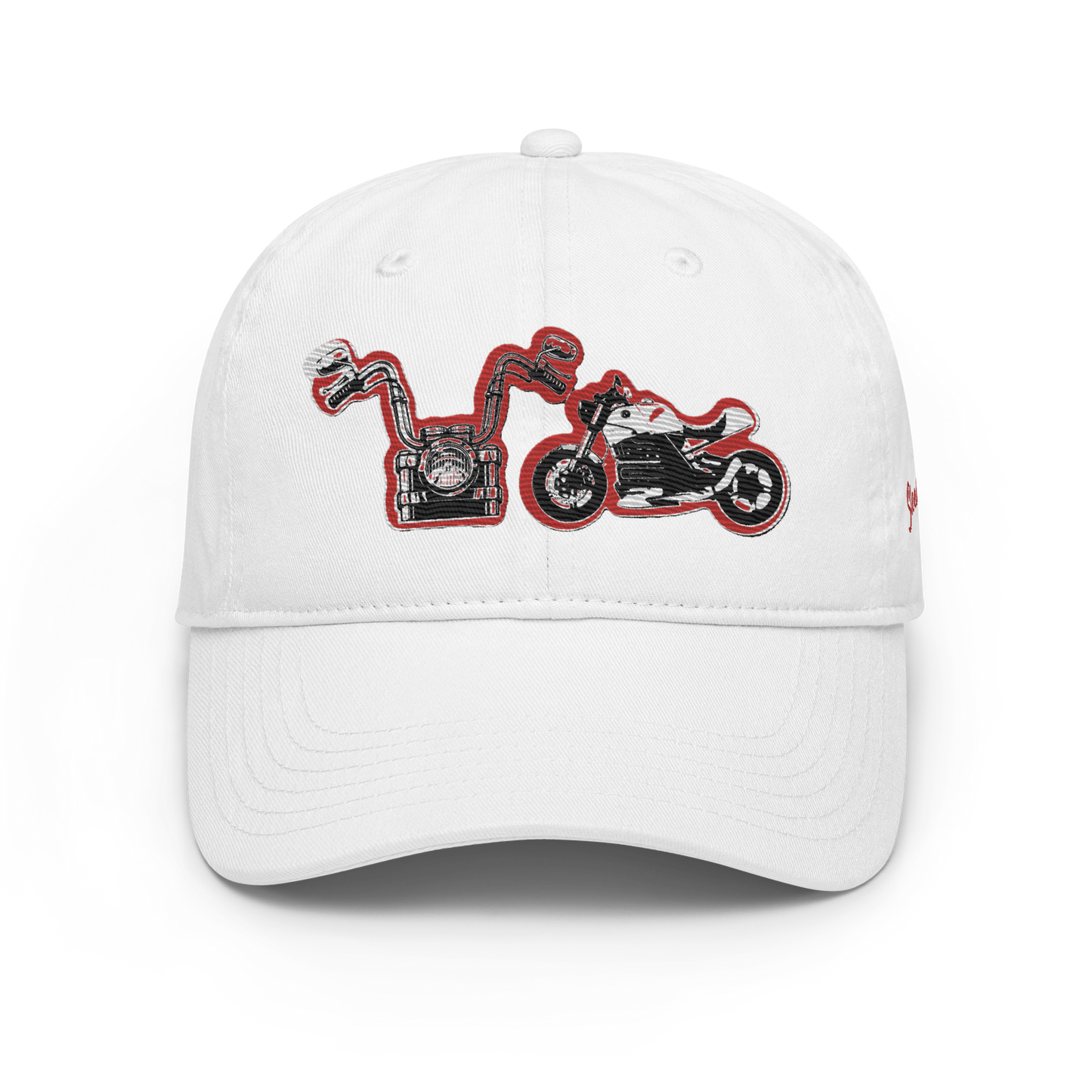 Gorra de papá con el logo de Champion de Moterbikes