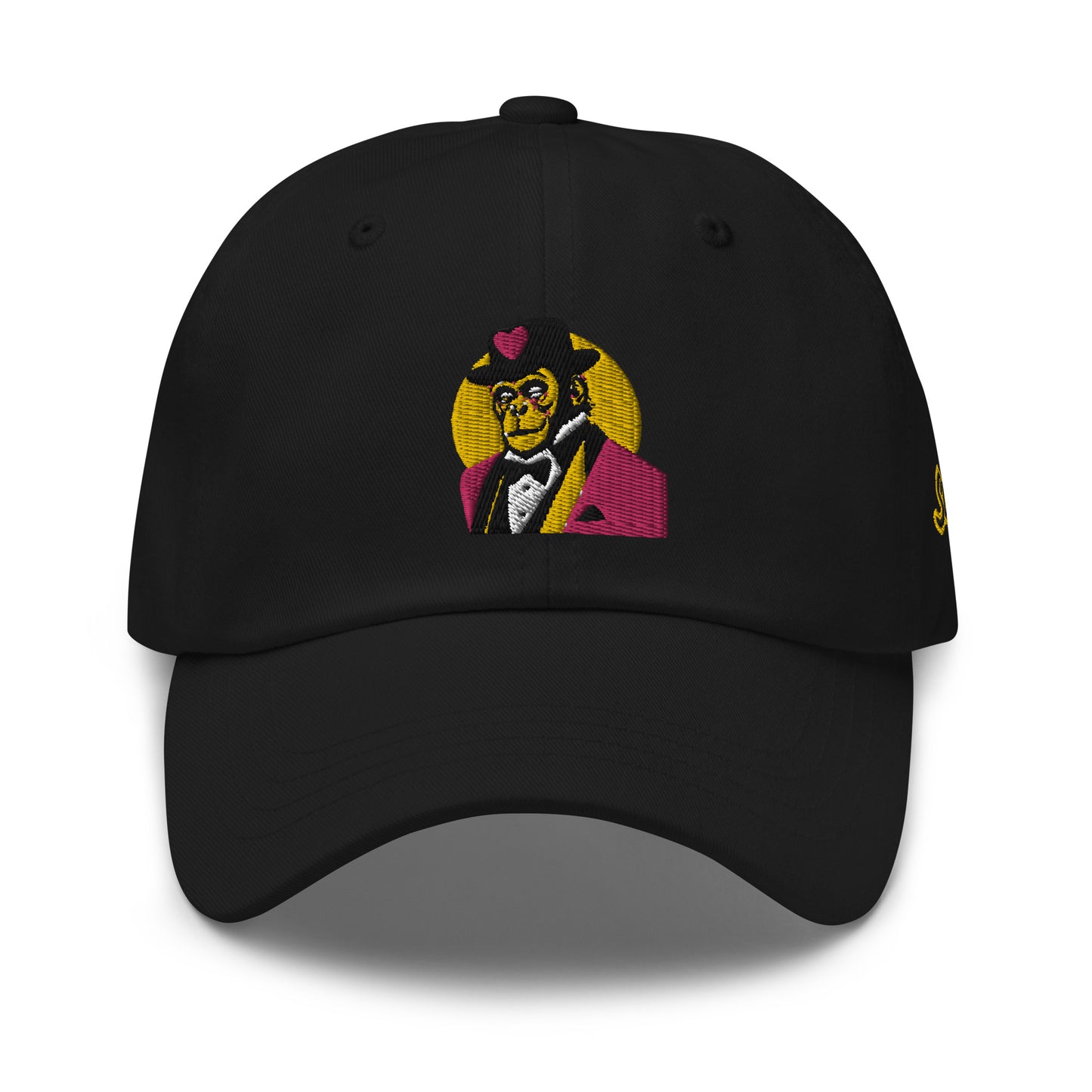 Gorra de chimpancé de alta costura