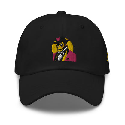 Gorra de chimpancé de alta costura