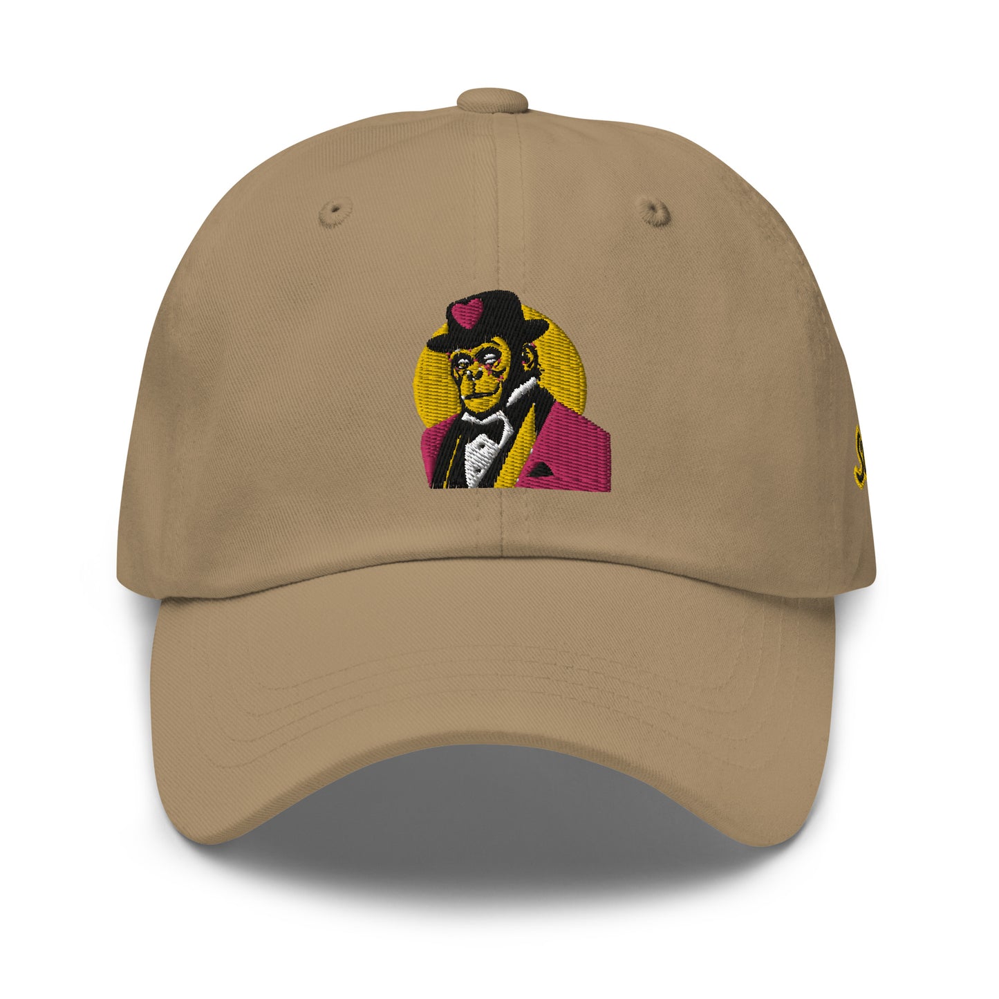 Gorra de chimpancé de alta costura