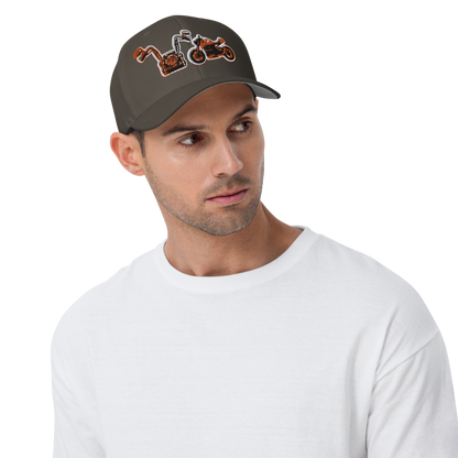 Gorra de sarga con el logo de Motorbikes Love