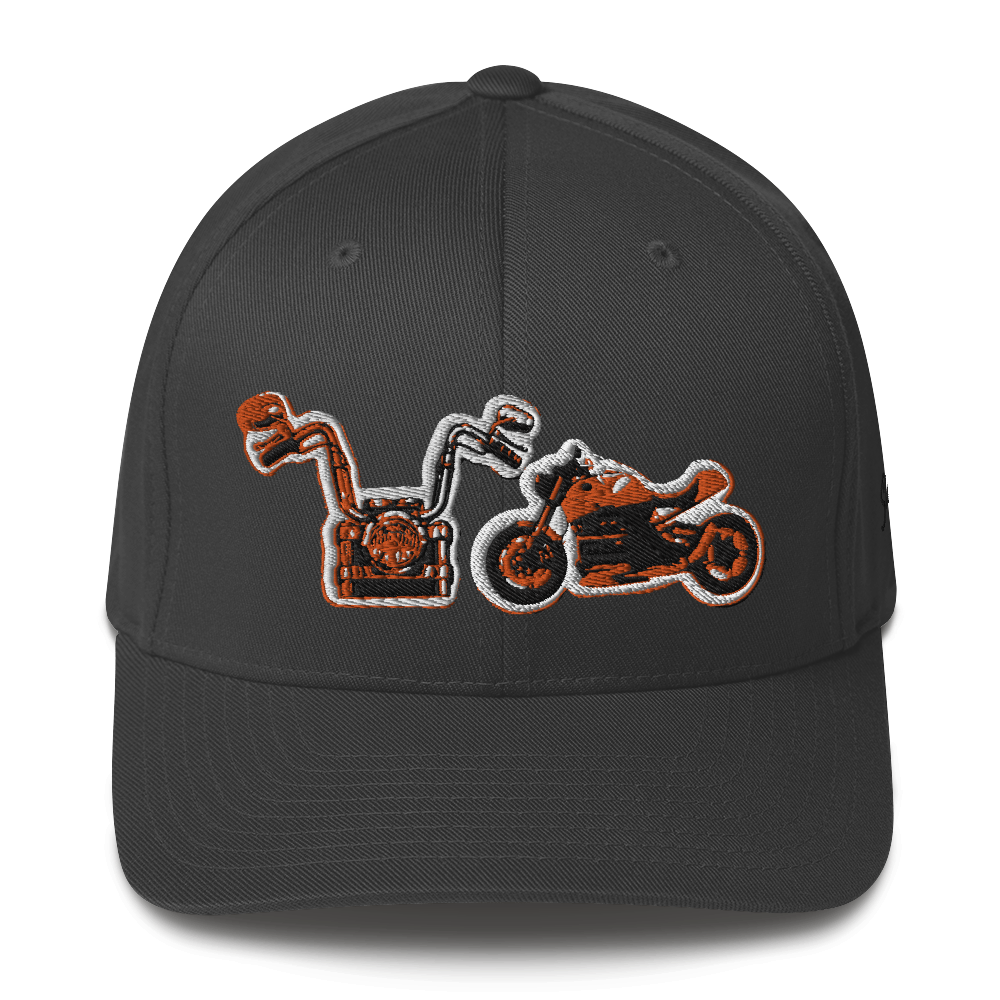 Gorra de sarga con el logo de Motorbikes Love