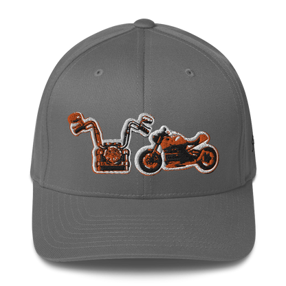 Gorra de sarga con el logo de Motorbikes Love