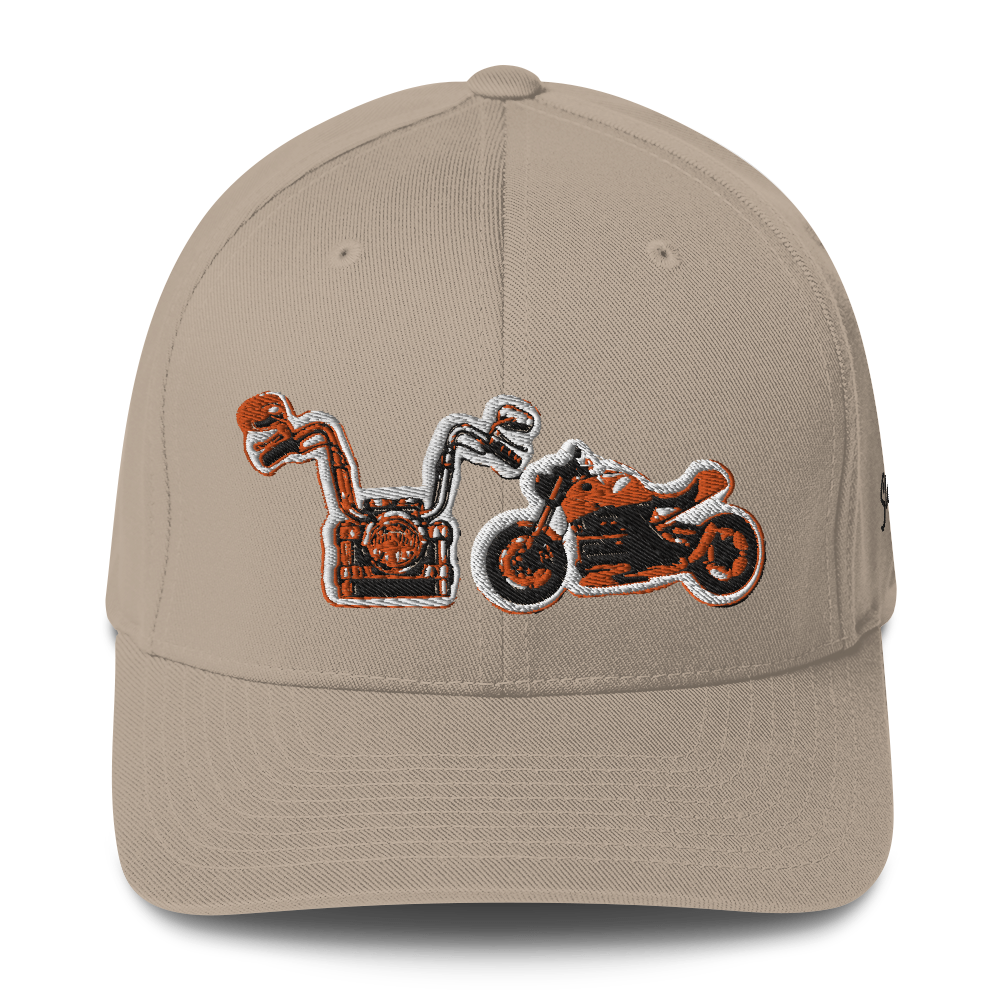 Gorra de sarga con el logo de Motorbikes Love