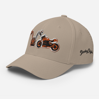 Gorra de sarga con el logo de Motorbikes Love