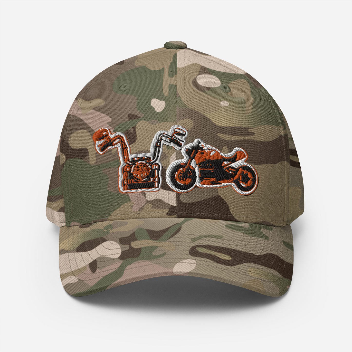 Gorra de sarga con el logo de Motorbikes Love