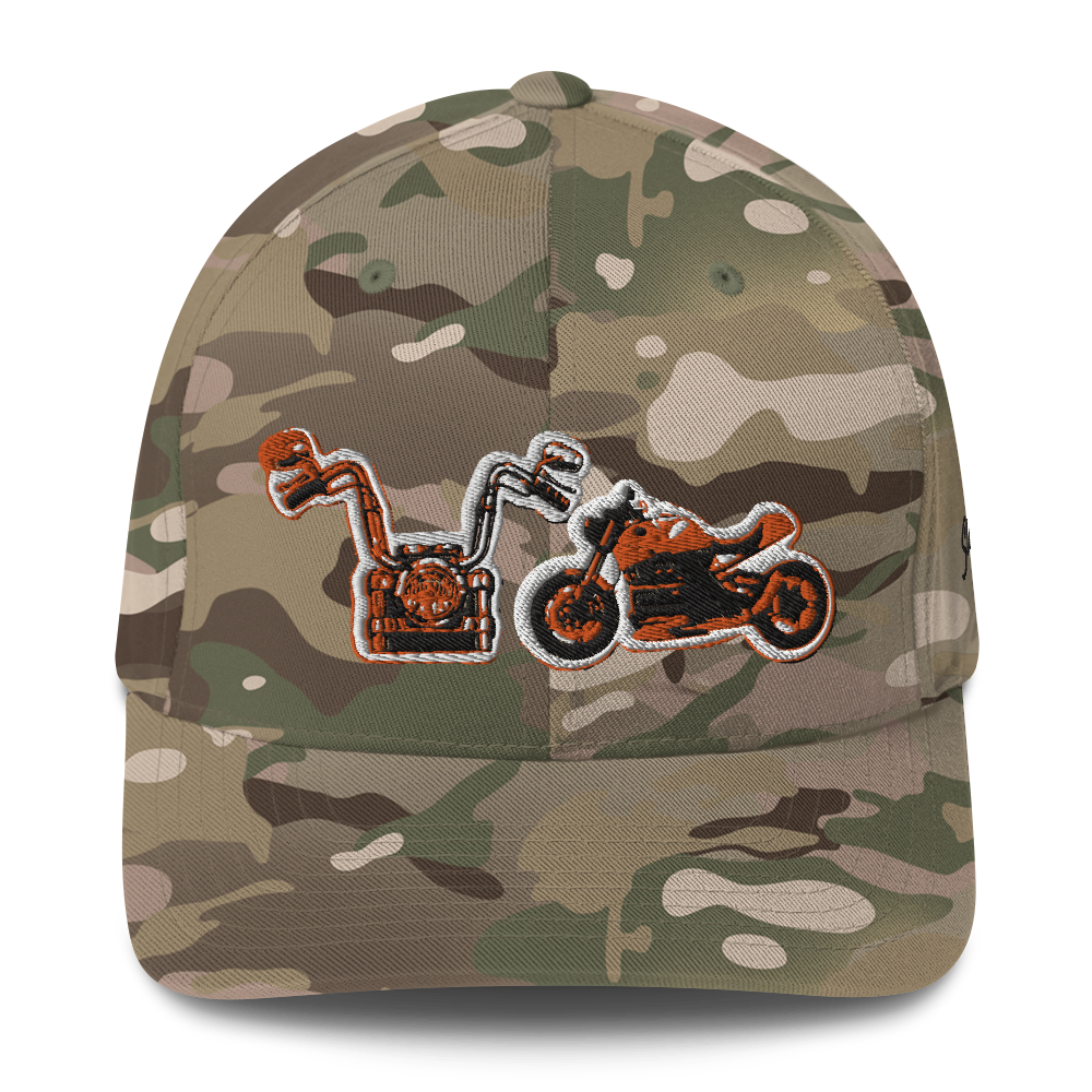 Gorra de sarga con el logo de Motorbikes Love