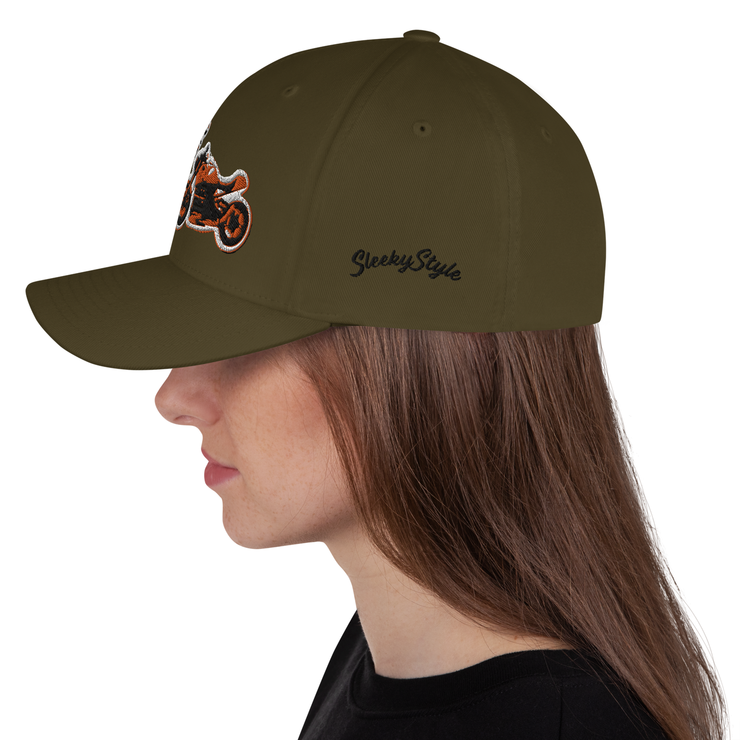 Gorra de sarga con el logo de Motorbikes Love