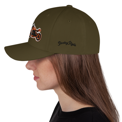 Gorra de sarga con el logo de Motorbikes Love