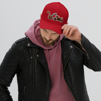 Gorra de sarga con el logo de Motorbikes Love