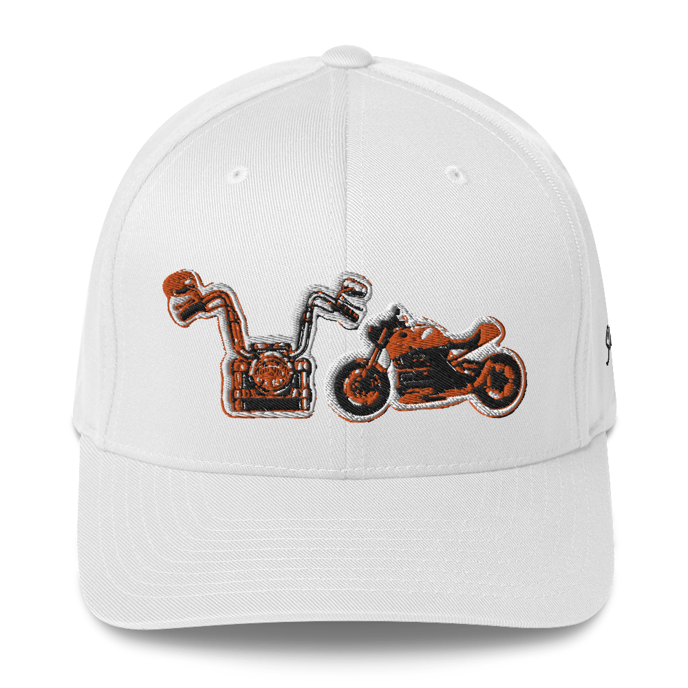 Gorra de sarga con el logo de Motorbikes Love