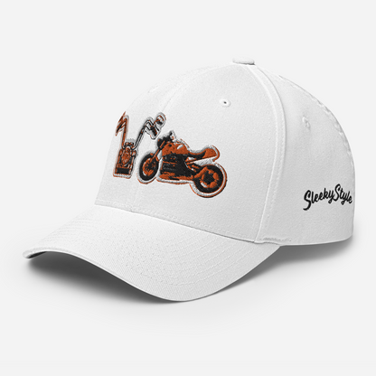 Gorra de sarga con el logo de Motorbikes Love