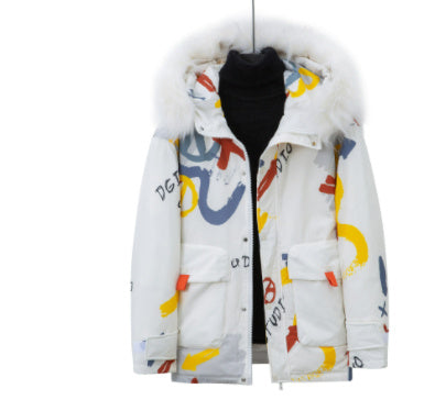 Tooling Duck Down Graffiti Coat