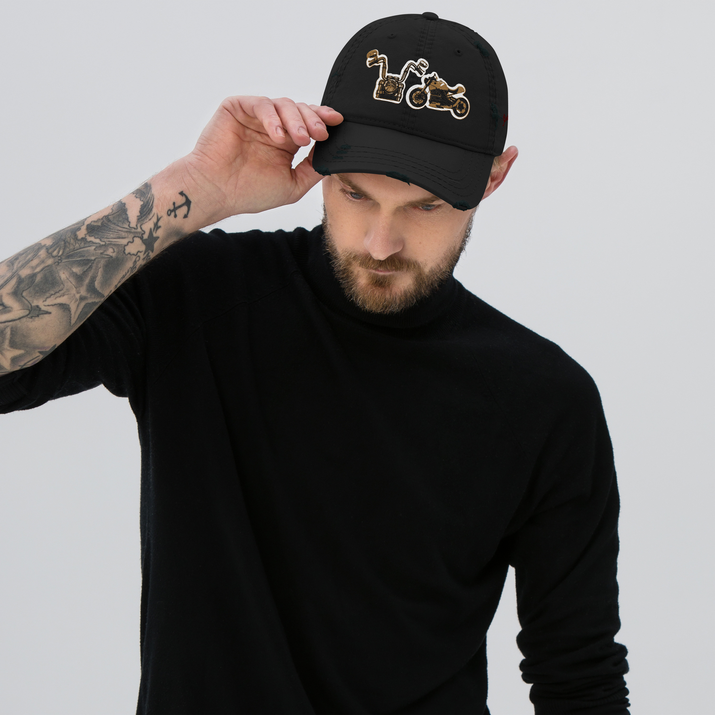 Gorra de papá con motos
