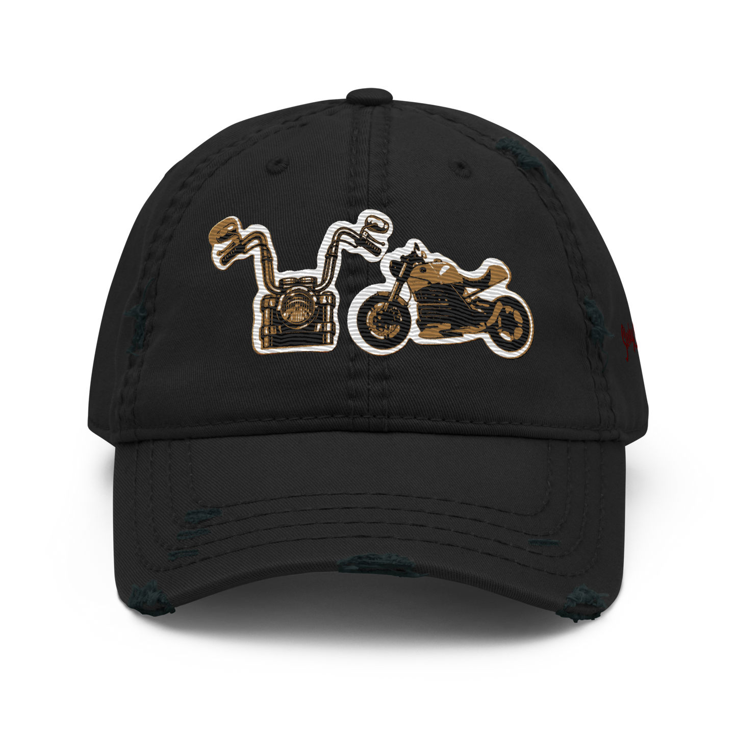 Gorra de papá con motos