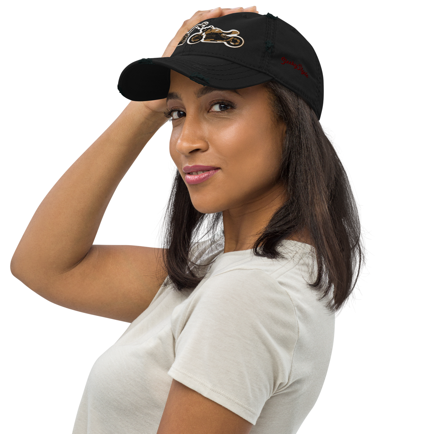 Gorra de papá con motos