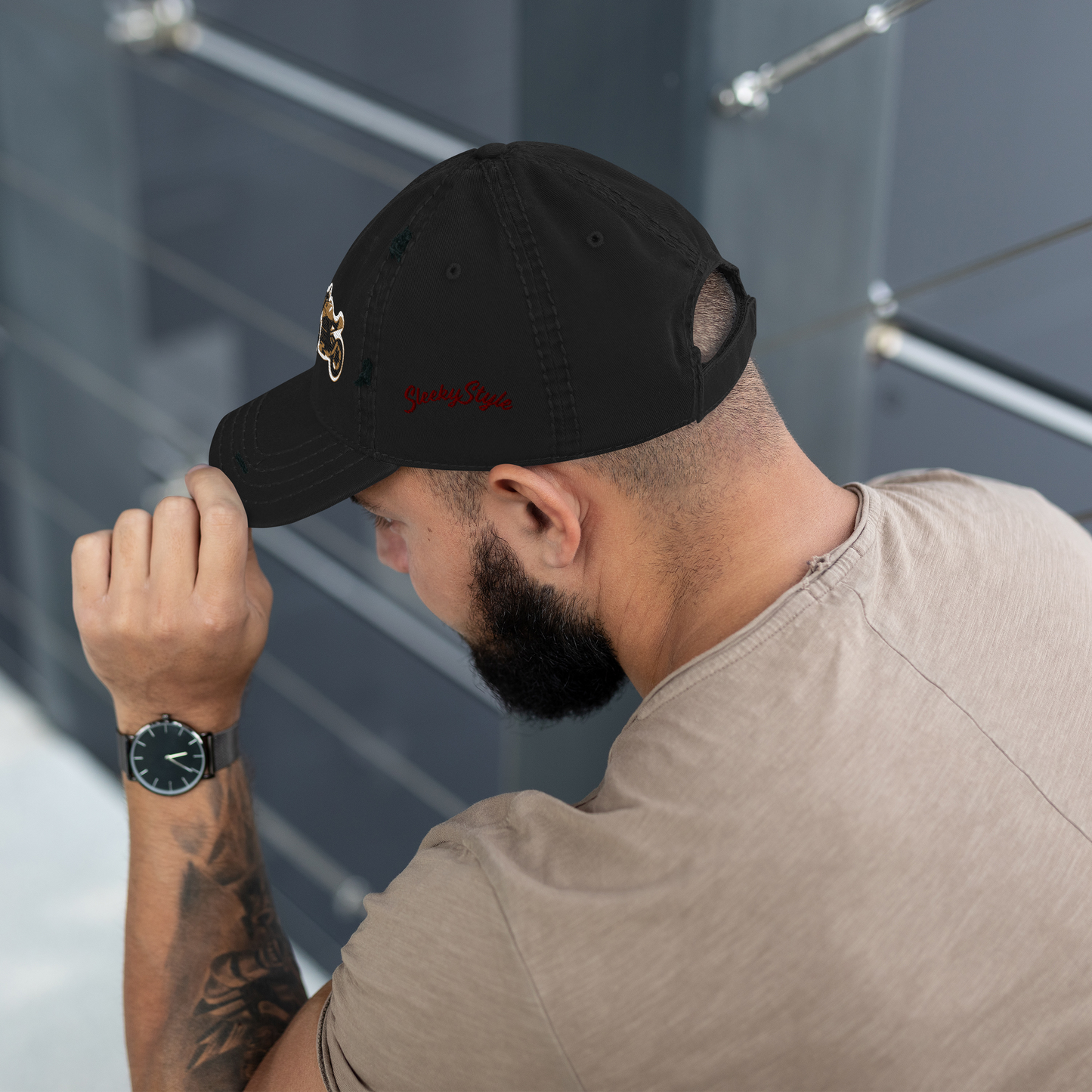 Gorra de papá con motos