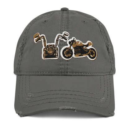 Gorra de papá con motos