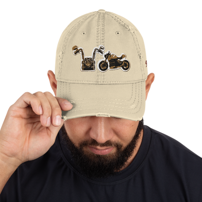 Gorra de papá con motos
