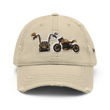 Gorra de papá con motos