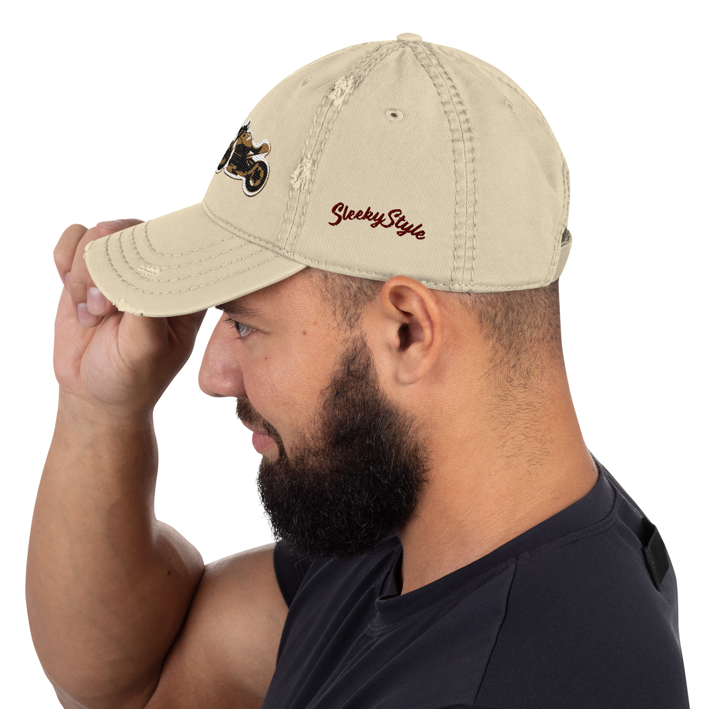 Gorra de papá con motos