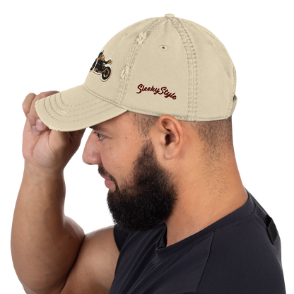 Gorra de papá con motos