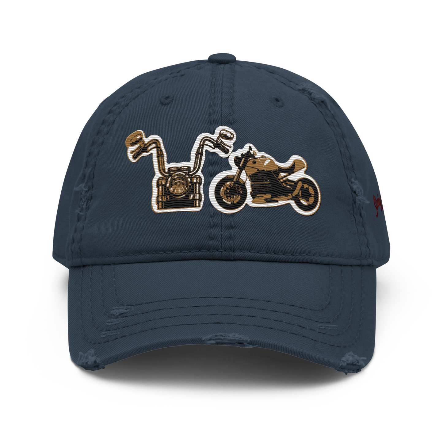 Gorra de papá con motos